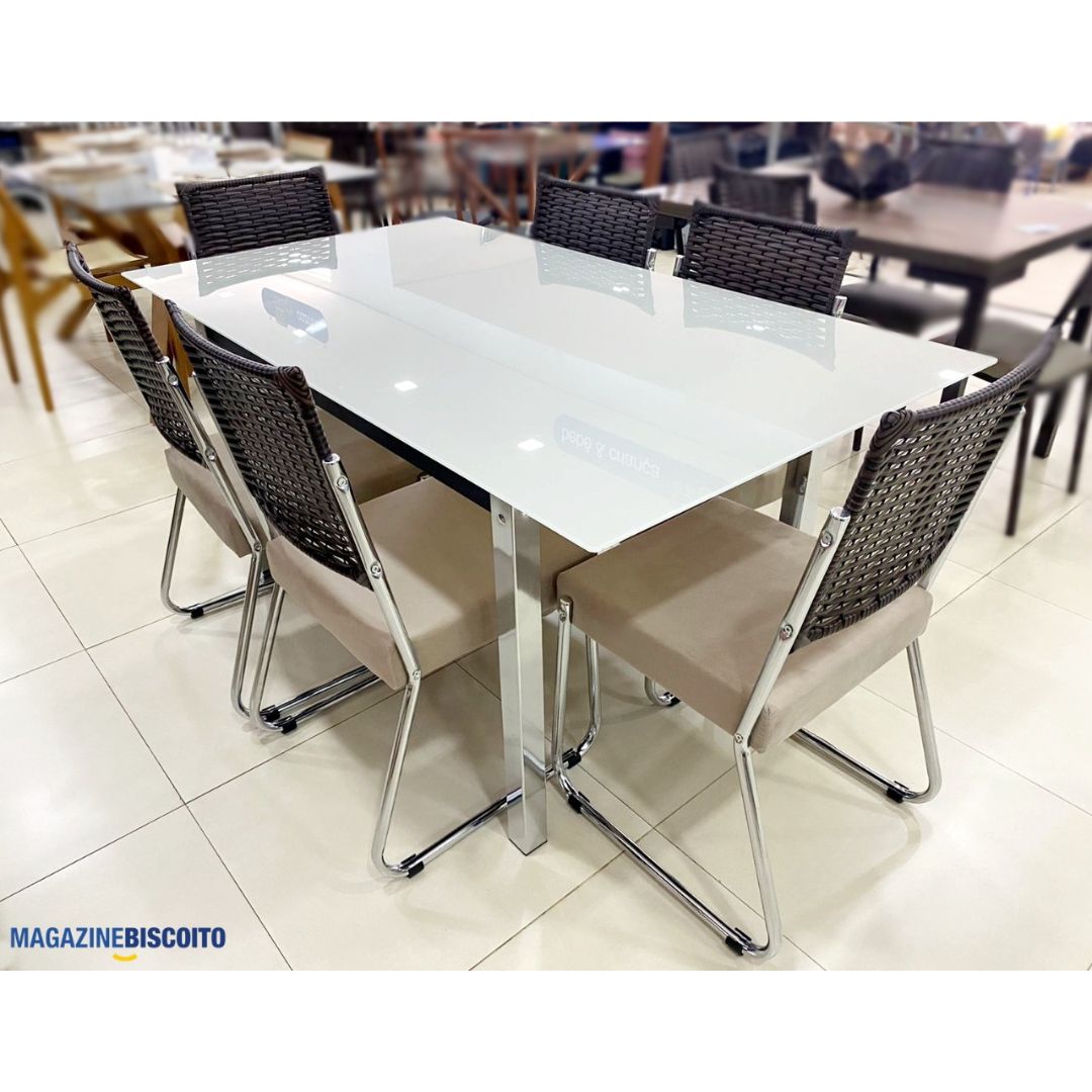 Conjunto Mesa Facinare Cromada - Aço Nobre - Image 2