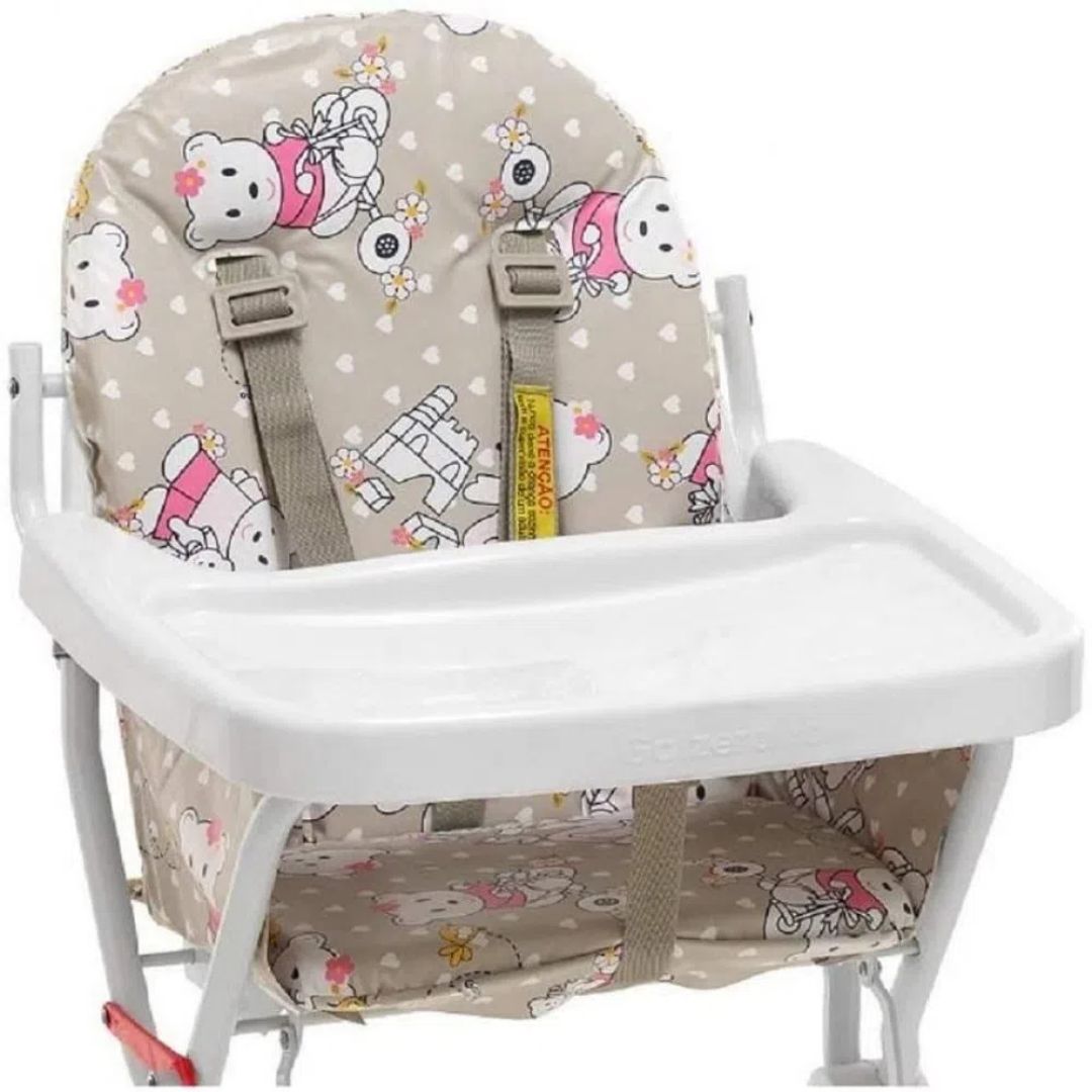 Cadeira De Refeição Alta Standard - Ursinha - Galzerano - Image 2