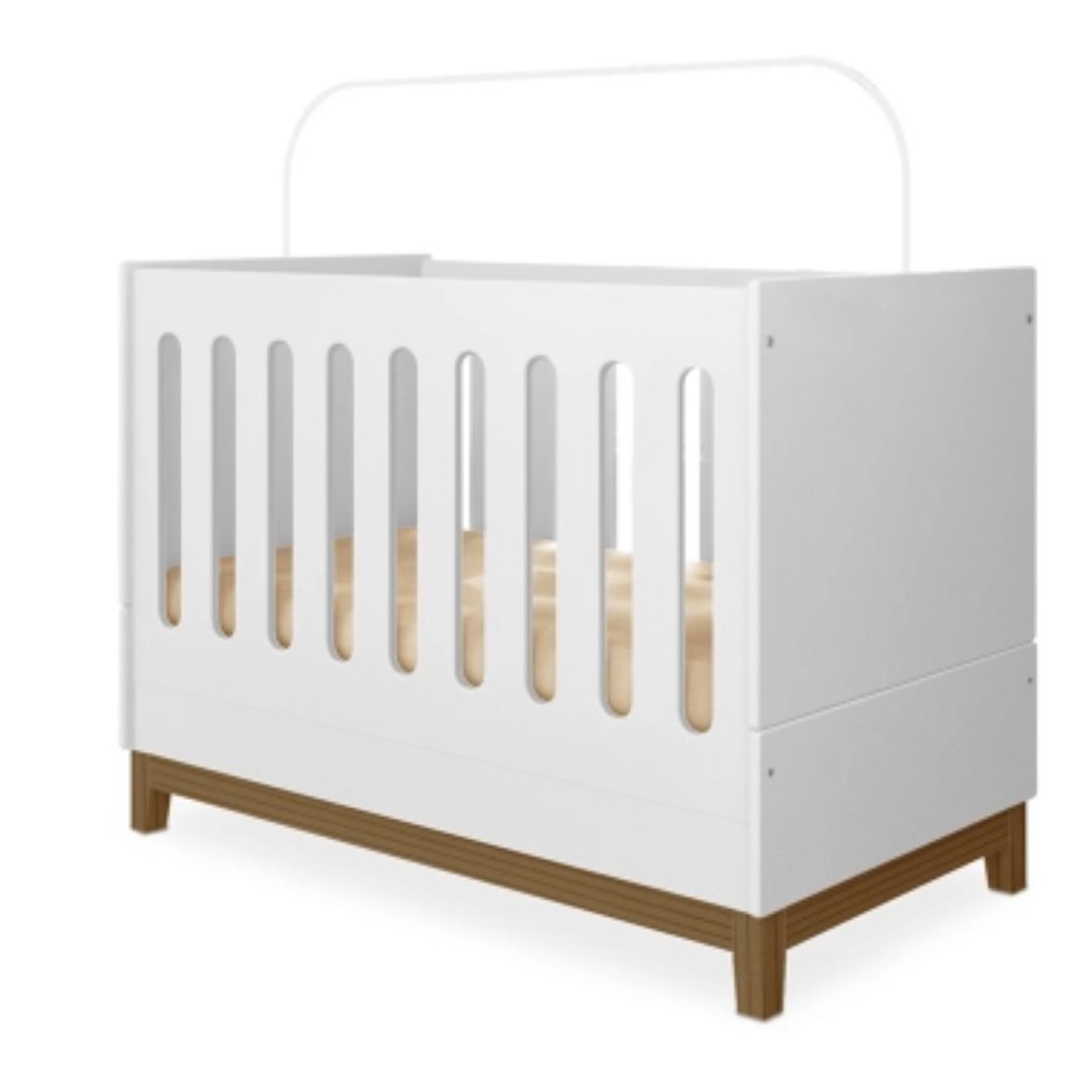 Berço Ambientare Branco Fosco com Base Matiz-Incabrás - Image 2