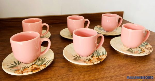 Xícaras de chá e café Magazine Biscoito - Image 3